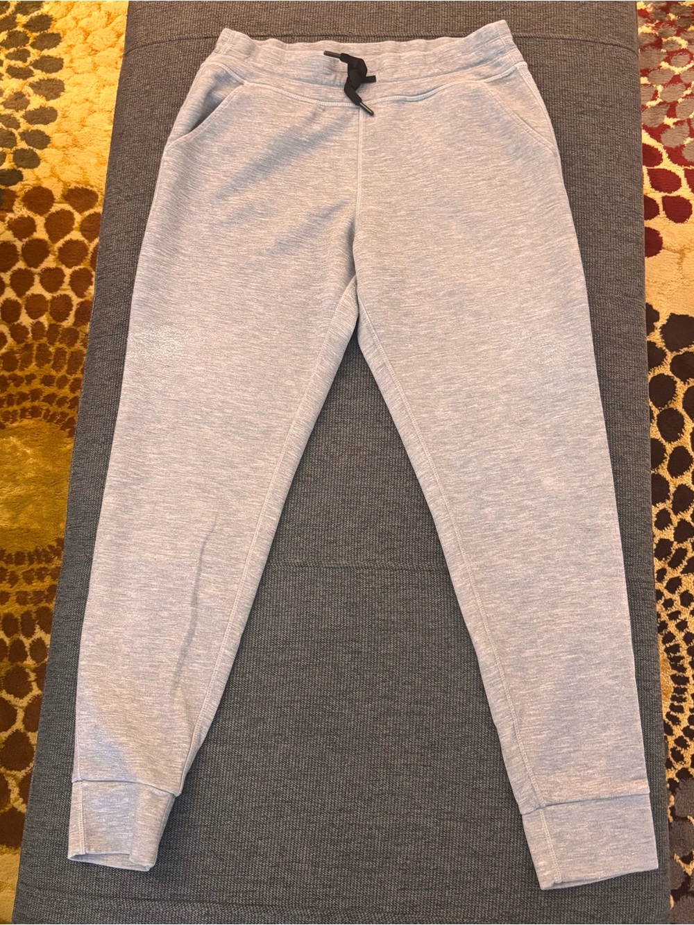 Women’s Gray Jogger Sweatpants with Drawstring